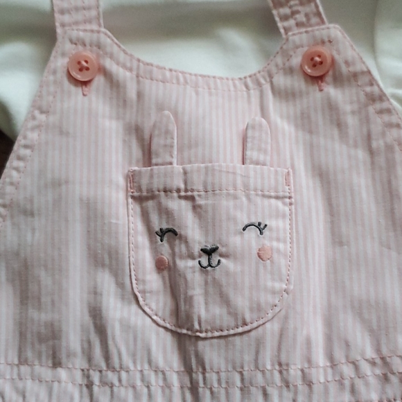Carter's bunny overall set - Picture 5 of 5